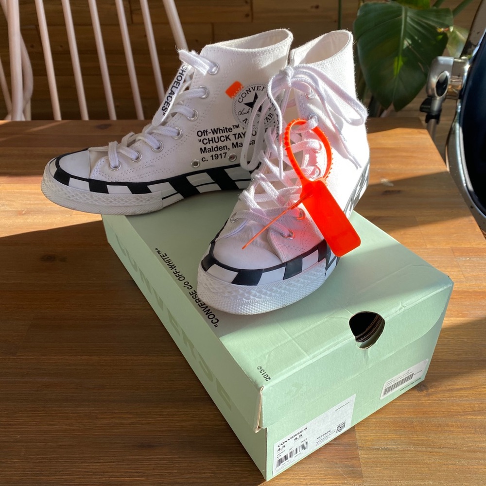 Sold 🚫 Off-White Virgil Abloh Nike Converse Chuck Hi Top